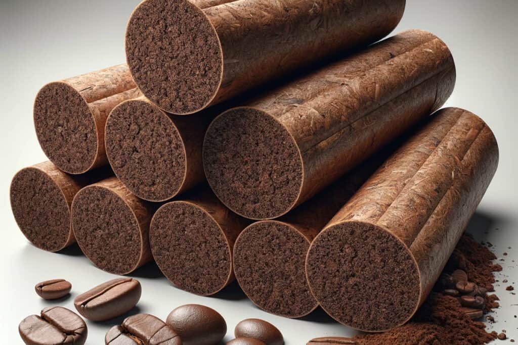 chauffage d appoint sans electricite buche marc de cafe